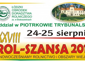 Wystawa rolnicza Rol-Szansa 2019 już niebawem