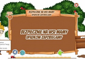 „Bezpiecznie na wsi mamy – upadkom zapobiegamy” - szkolenie e-learningowe dla dzieci