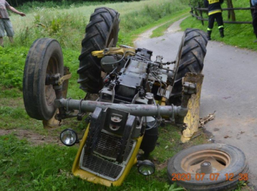 Poważny wypadek podczas prac polowych