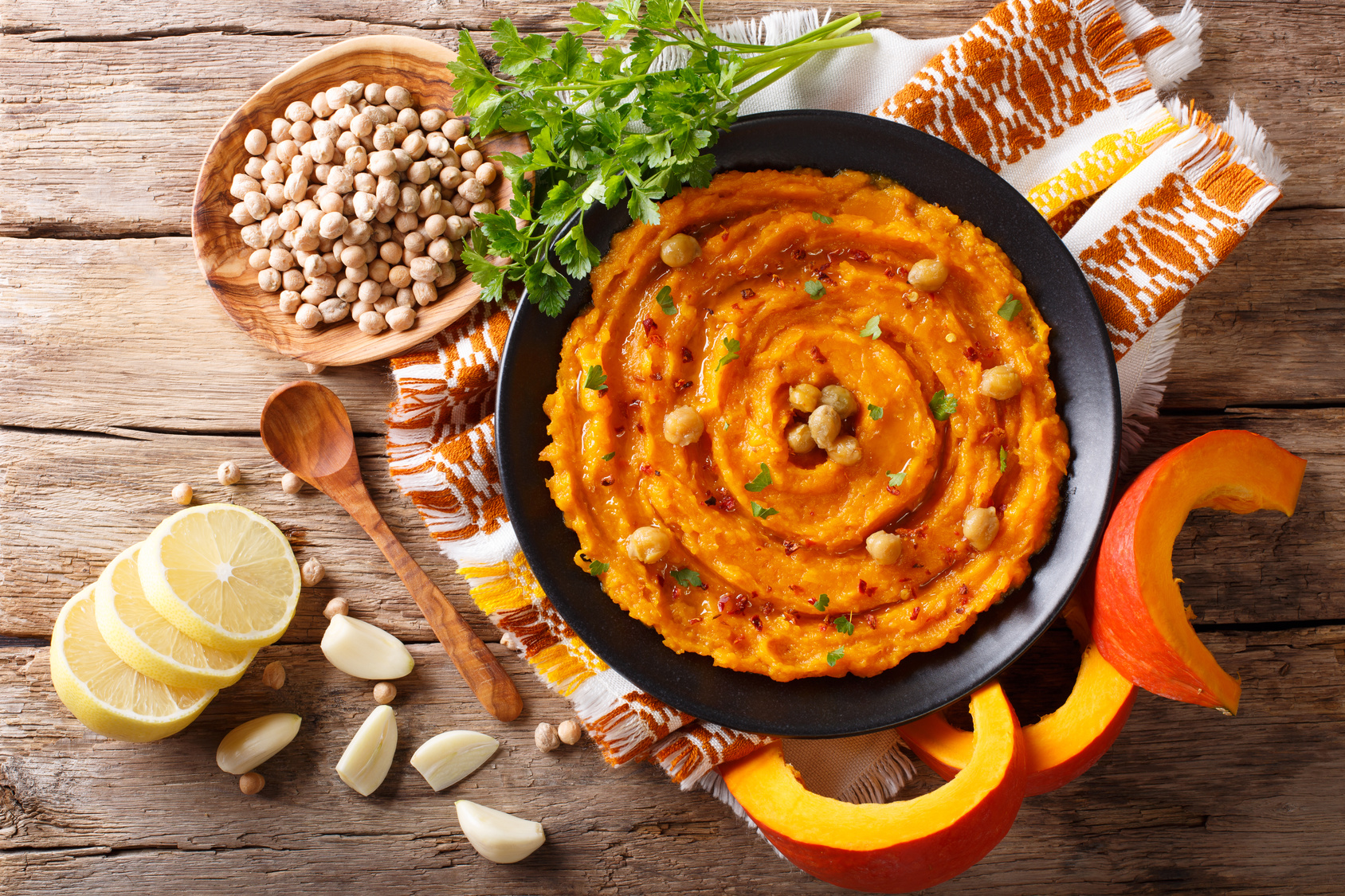 hummus dyniowy